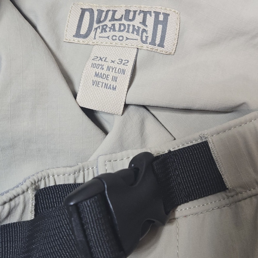 Duluth pants mens 2XL (42") hiking cargo Armachillo ripstop nylon 32 inseam - Picture 3 of 8